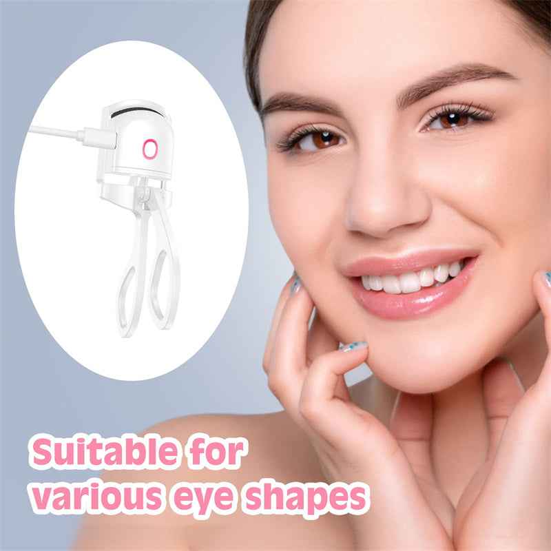 Sarah Express Rechargeable Heated Eyelash Curler USB Electric Temperature Control Portable Mini
