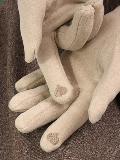 Sarah Express Women's Lightweight Touchscreen Gloves - Winter Warm Knit Gloves