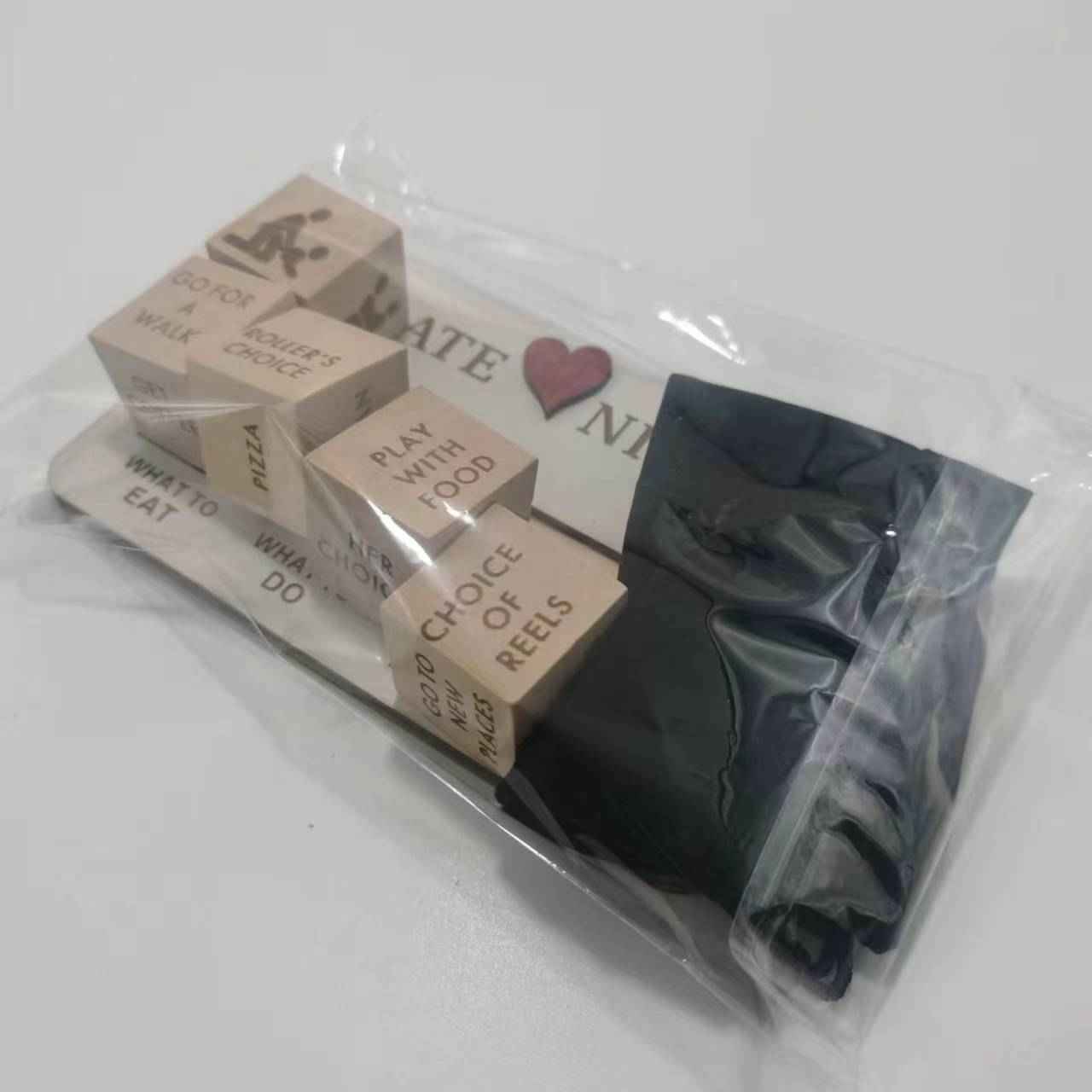 Sarah Express Wooden Date Night Dice Game for Couples - Romantic Date Night Ideas Gift Set