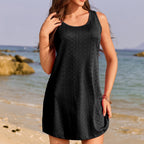 Sarah Express Women's Crochet Beach Cover Up Dress Swimsuit Hollow Knit