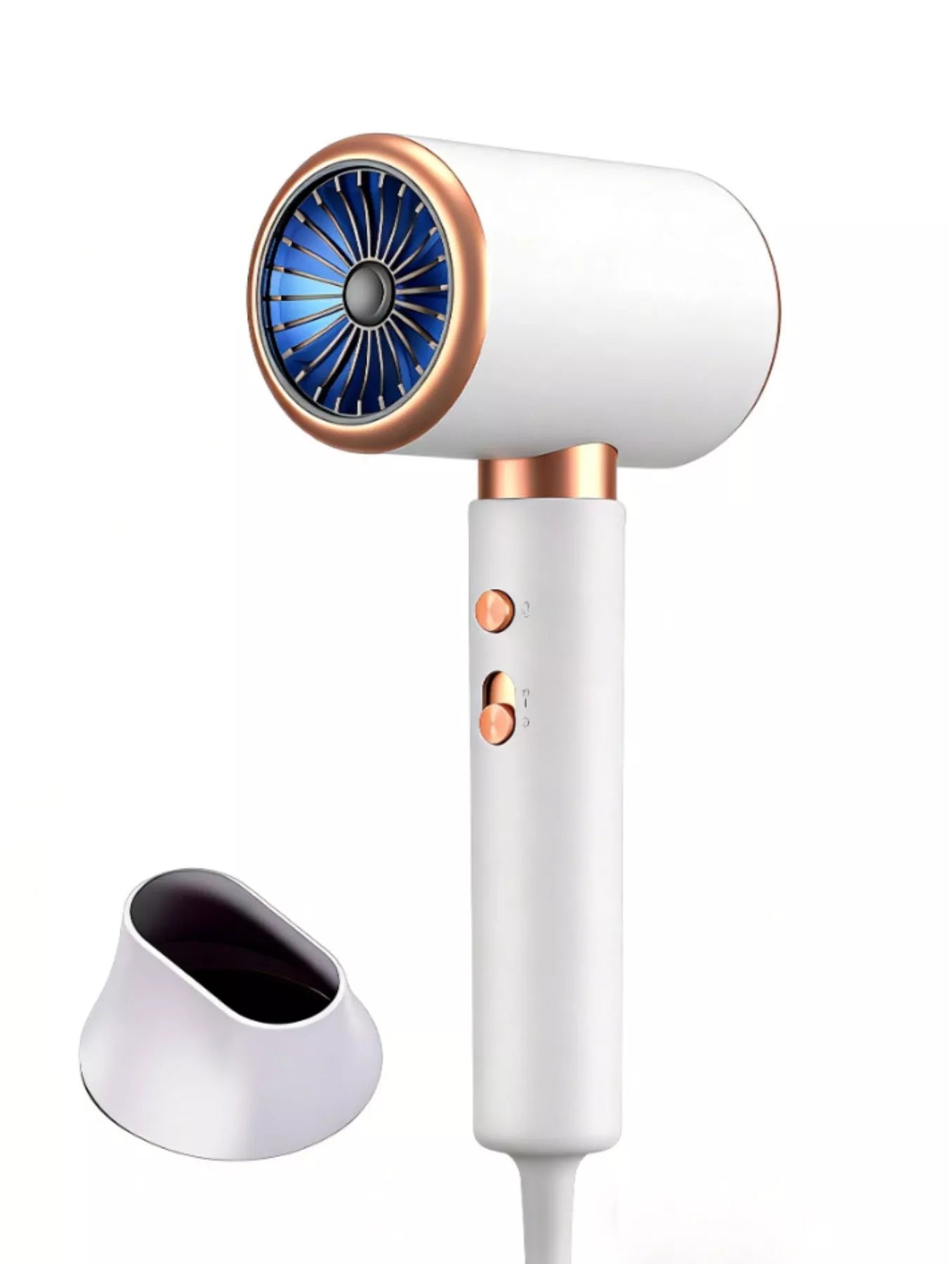 Sarah Express Professional Constant Temperature Hair Dryer with Blue Light Technology White