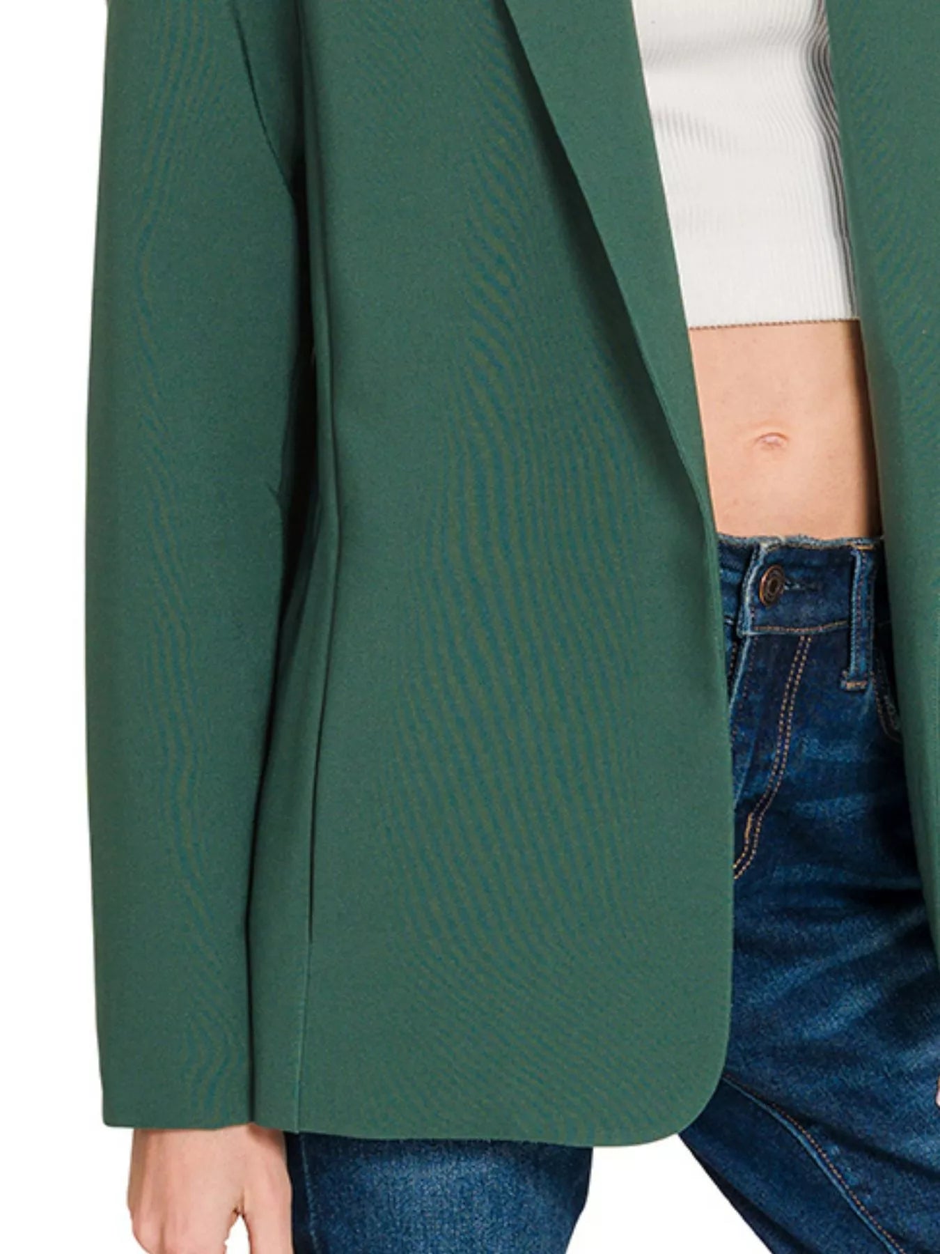 Women's Lined Woven Long Sleeve Professional Blazer | Fast Shipping
