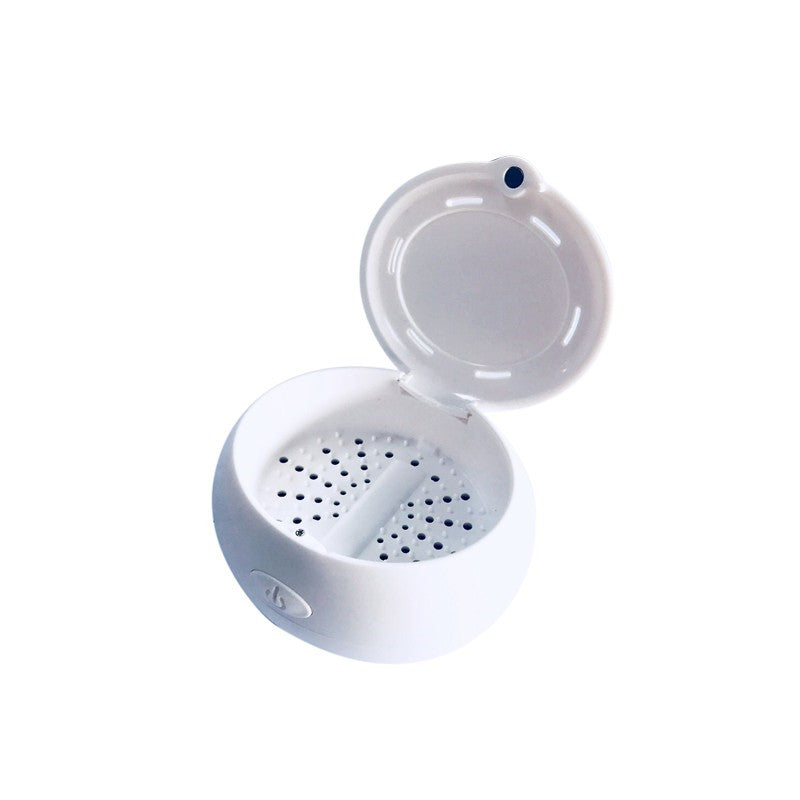 UV Hearing Aid Dryer Case - Electric USB Dehumidifier Box for Hearing Aids & Headphones