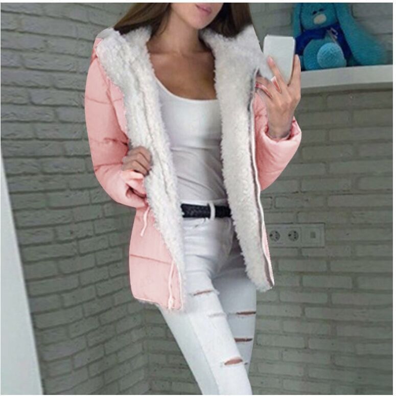 Sarah Express Fleece Lined Hooded Cotton Padded Jacket