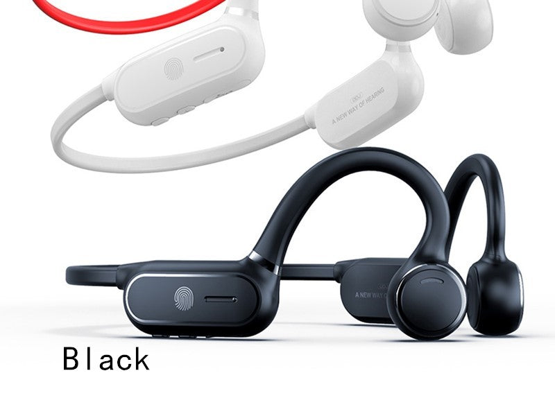 Sarah Express Bluetooth Bone Conduction Wireless Earphones - Open Ear Design Black