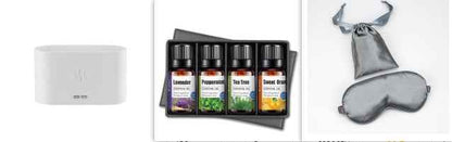 Sarah Express Flame Effect Aroma Diffuser Humidifier with LED Light - Ultrasonic Essential Oil Diffuser for Home Office Spa Yoga Set3 USB plug in version