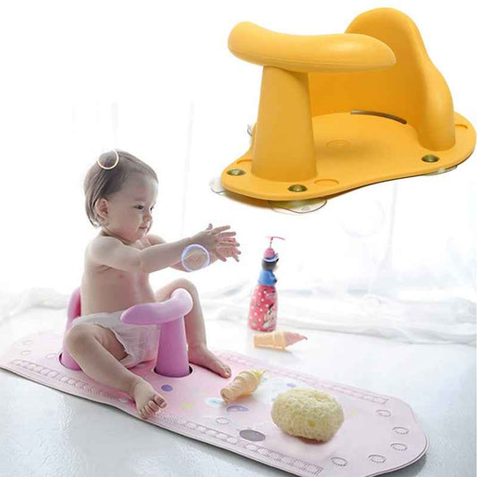 Sarah Express Baby Bath Seat with Suction Cups - Anti-Slip Safety Chair for Toddlers and Infants
