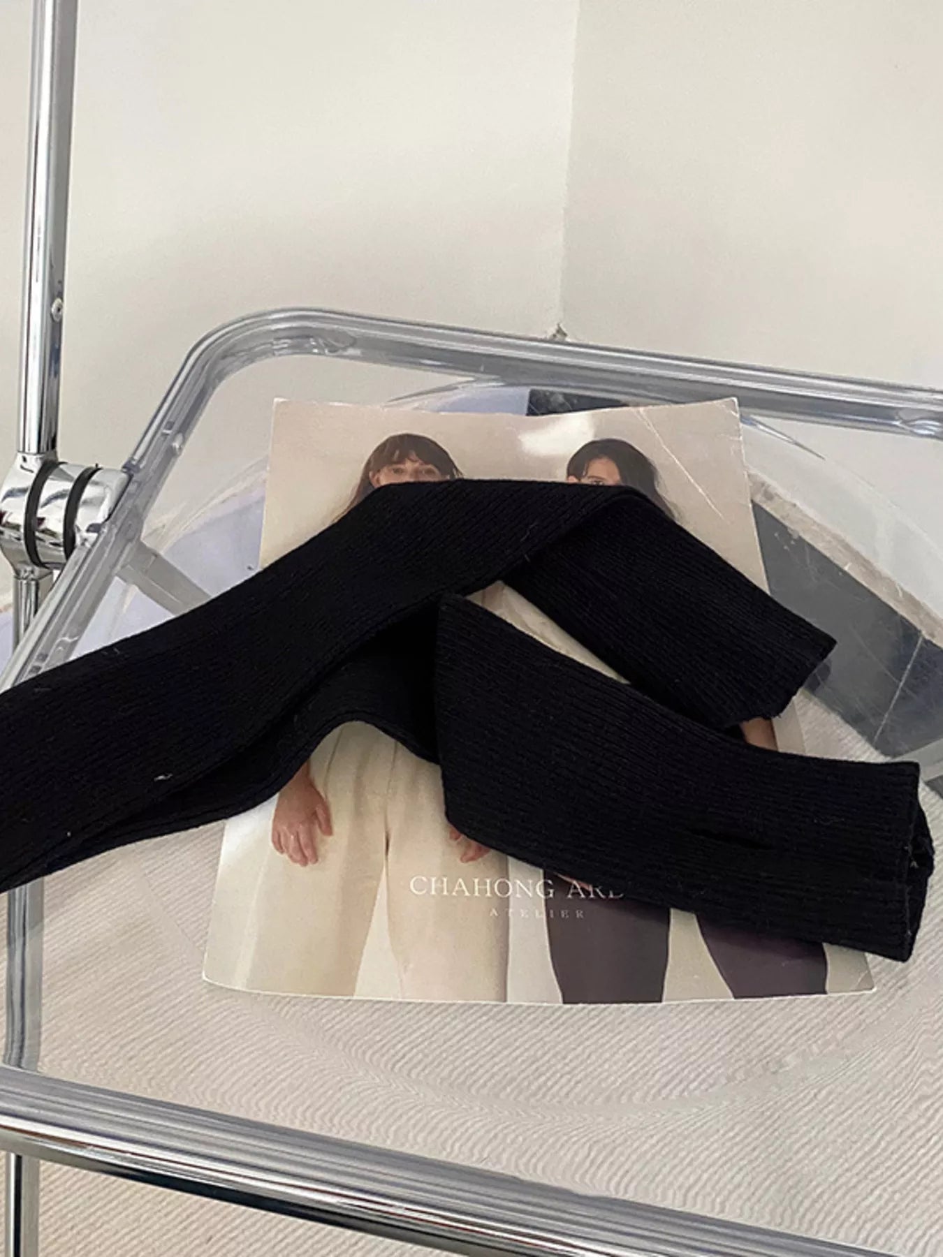 Sarah Express Women's Knitted Arm Warmer Gloves