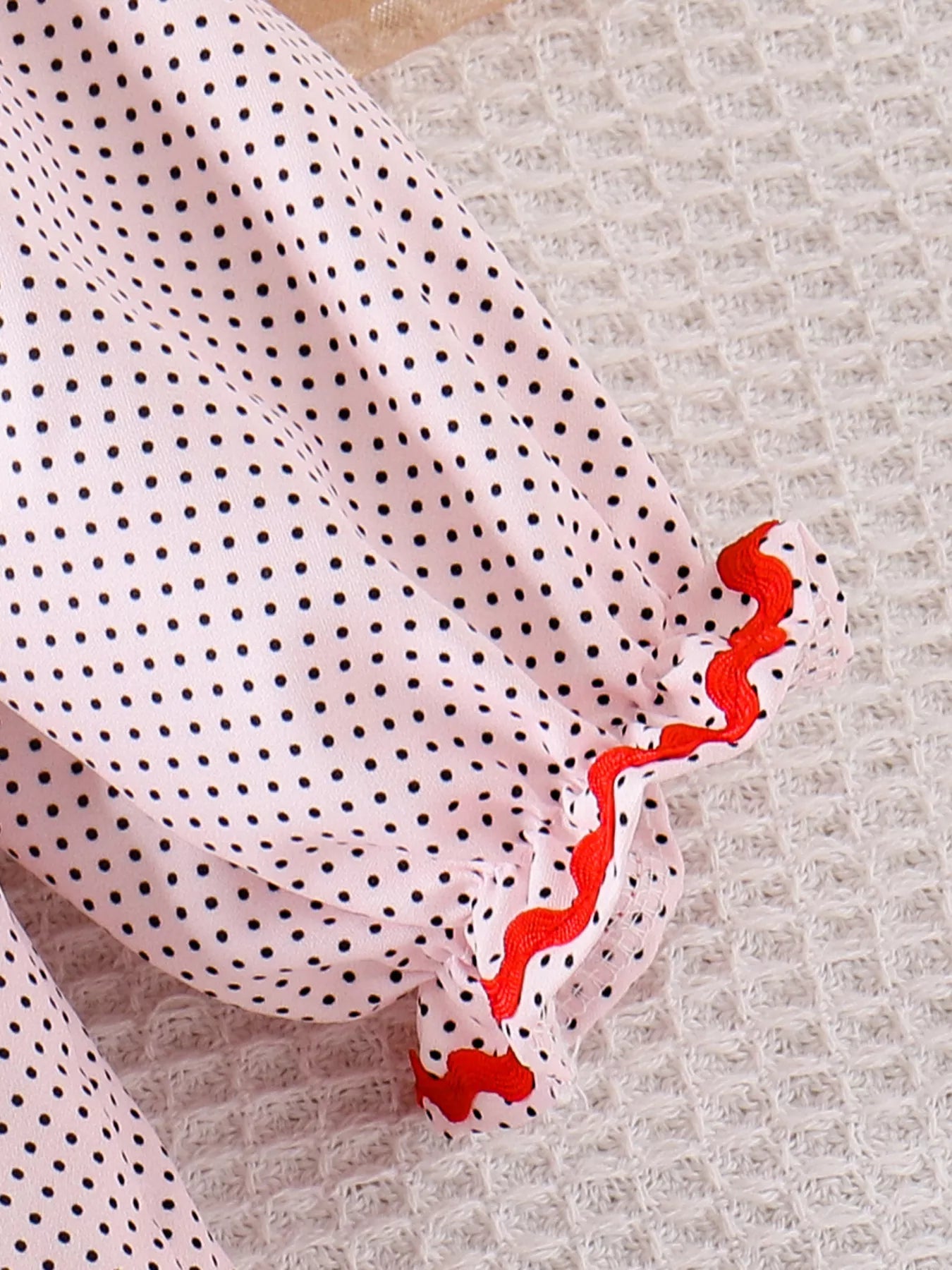 Sarah Express Girls' Christmas Santa Embroidered Dress