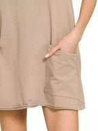 Cami Mini Dress with Built-in Romper Liner