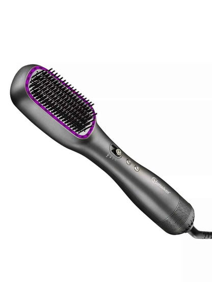 Sarah Express 2-in-1 Heated Hair Straightening Comb - Curling & Straightening Brush