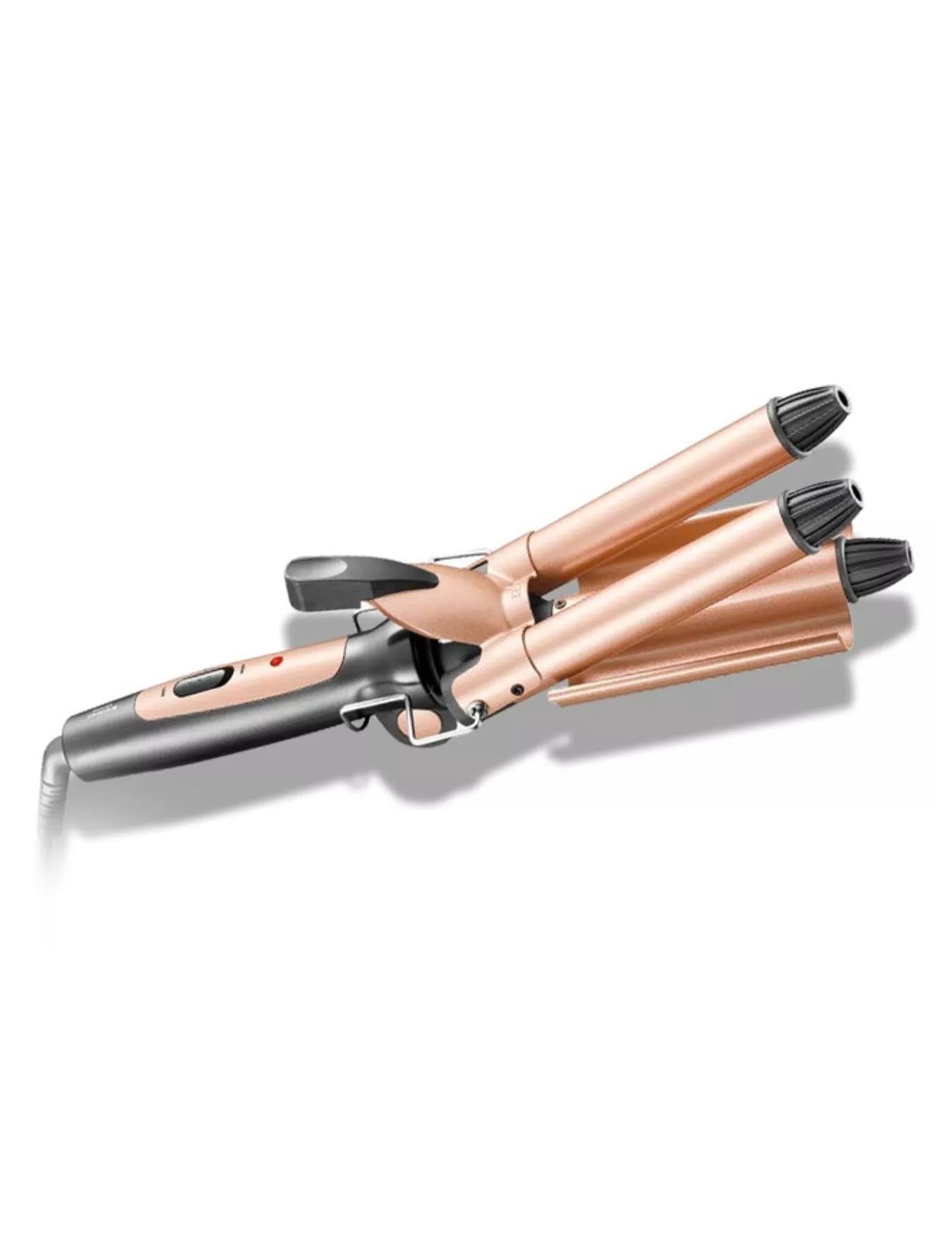Sarah Express 3-Barrel Curling Iron - Professional Triple Barrel Hair Waver for Beach Waves