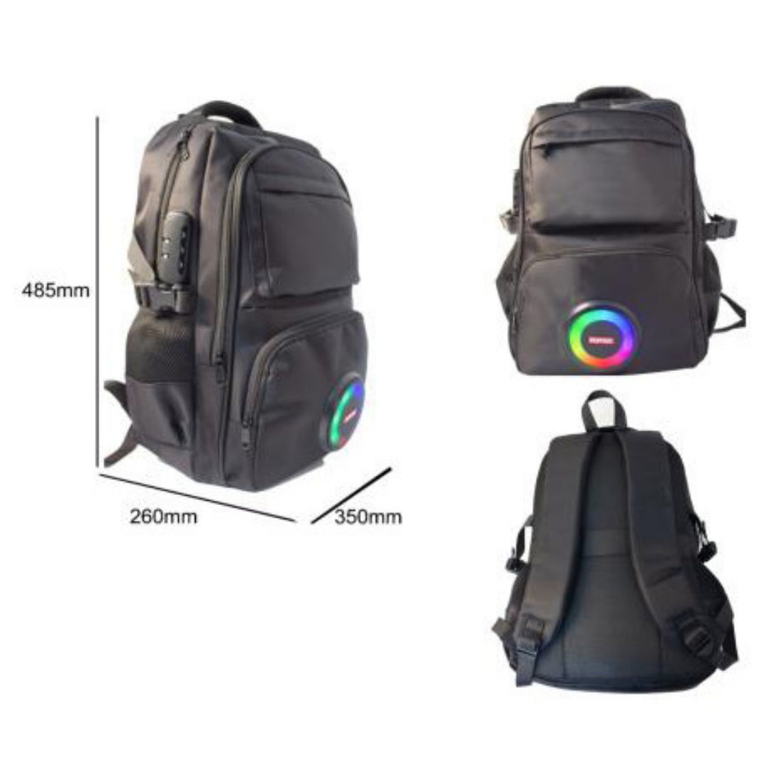 Sarah Express Bluetooth Speaker Backpack – Waterproof Rechargeable Outdoor Backpack with Built-In Speaker