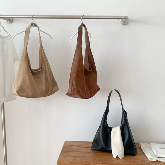 Sarah Express Women's Retro Large Capacity Shoulder Bag - PU Leather Crossbody Handbag with Adjustable Strap