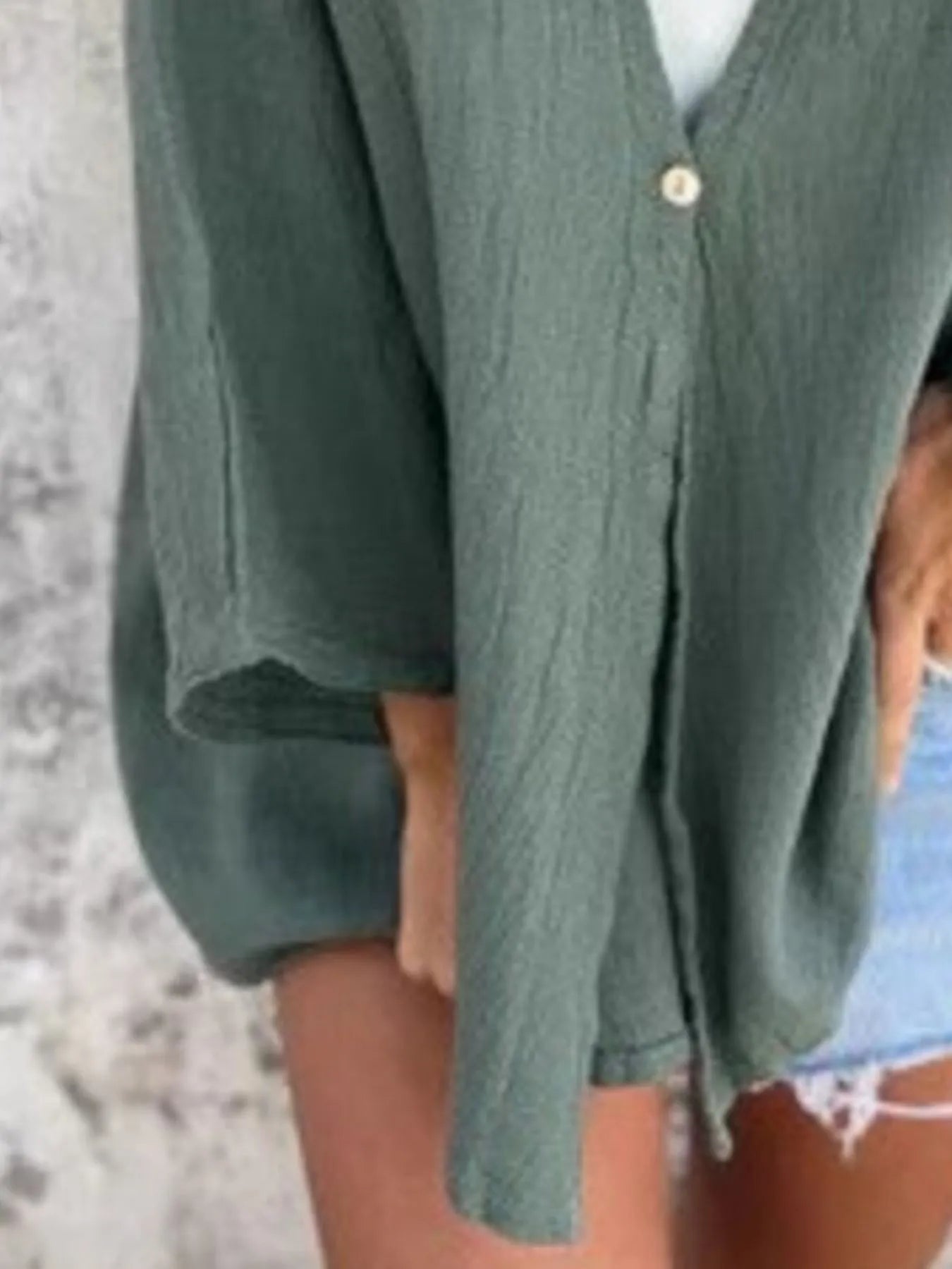 Sarah Express Women's Oversized Button-Up Cardigan - Plus Size Cozy Knit Sweater