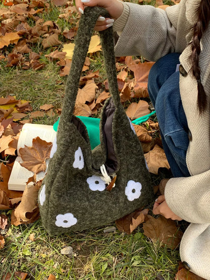 Sarah Express Women's Floral Applique Handbag