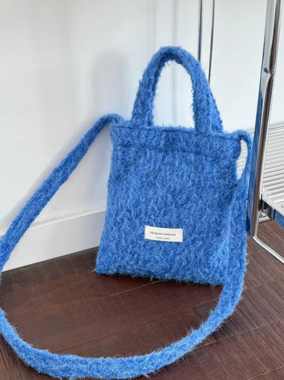 Sarah Express Women's Solid Color Crossbody Bag Light Indigo ONESIZE