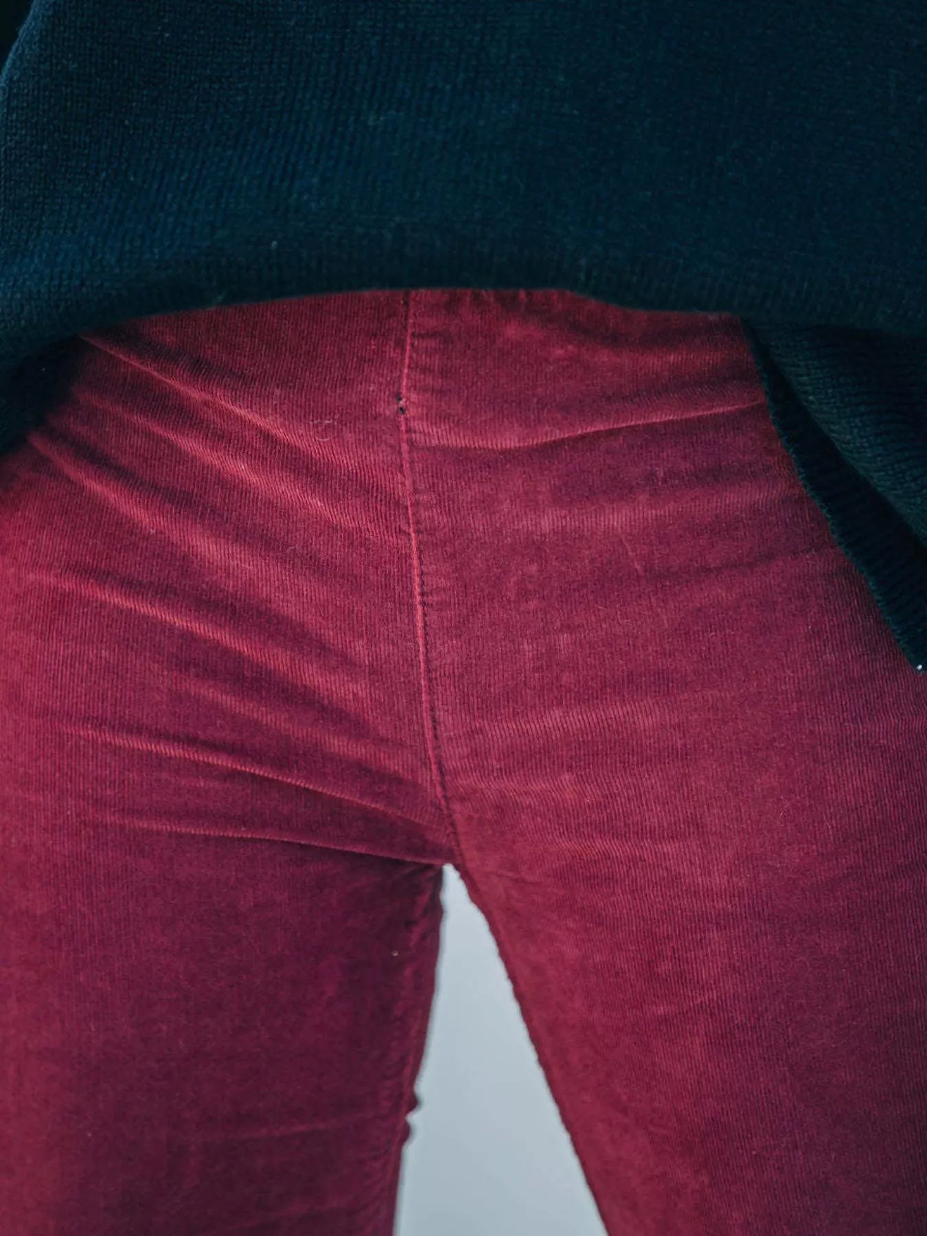 Sarah Express Women's Corduroy Flare Pants Plus Size