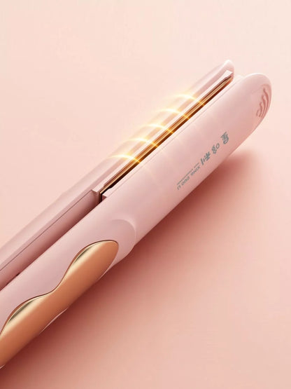 Sarah Express Portable Hair Straightener - 2-in-1 Curling and Straightening Iron with Constant Temperature