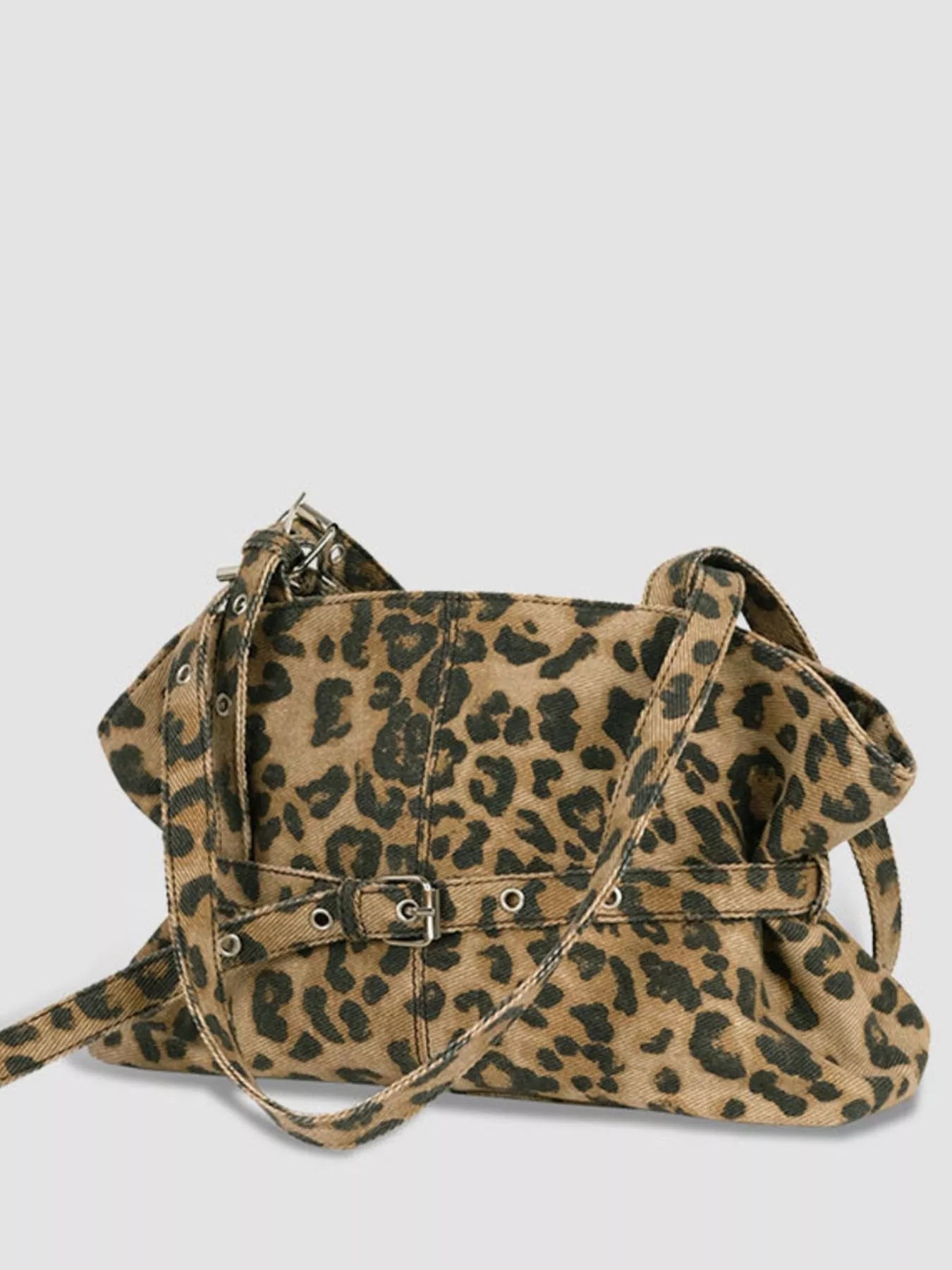 Sarah Express Women's Leopard Adjustable Strap Handbag