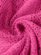 Sarah Express Women's Lace Notched Long Sleeve Shirt - Elegant Button-Up Blouse