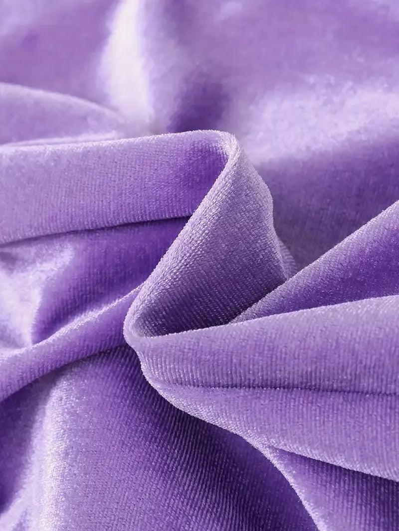 Sarah Express Women's Velvet Hoodie and Pants Set Plus Size