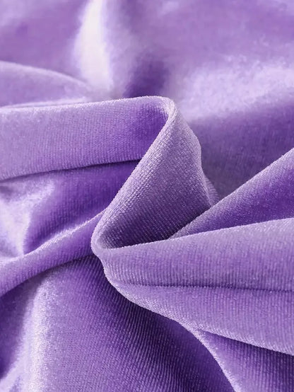 Sarah Express Women's Velvet Hoodie and Pants Set Plus Size