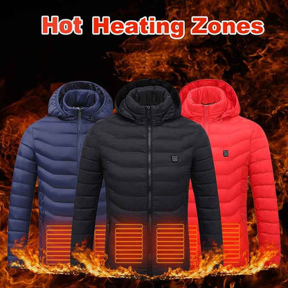 Sarah Express USB Heated Vest Jacket - Electric Thermal Heating Coat Winter Warmth