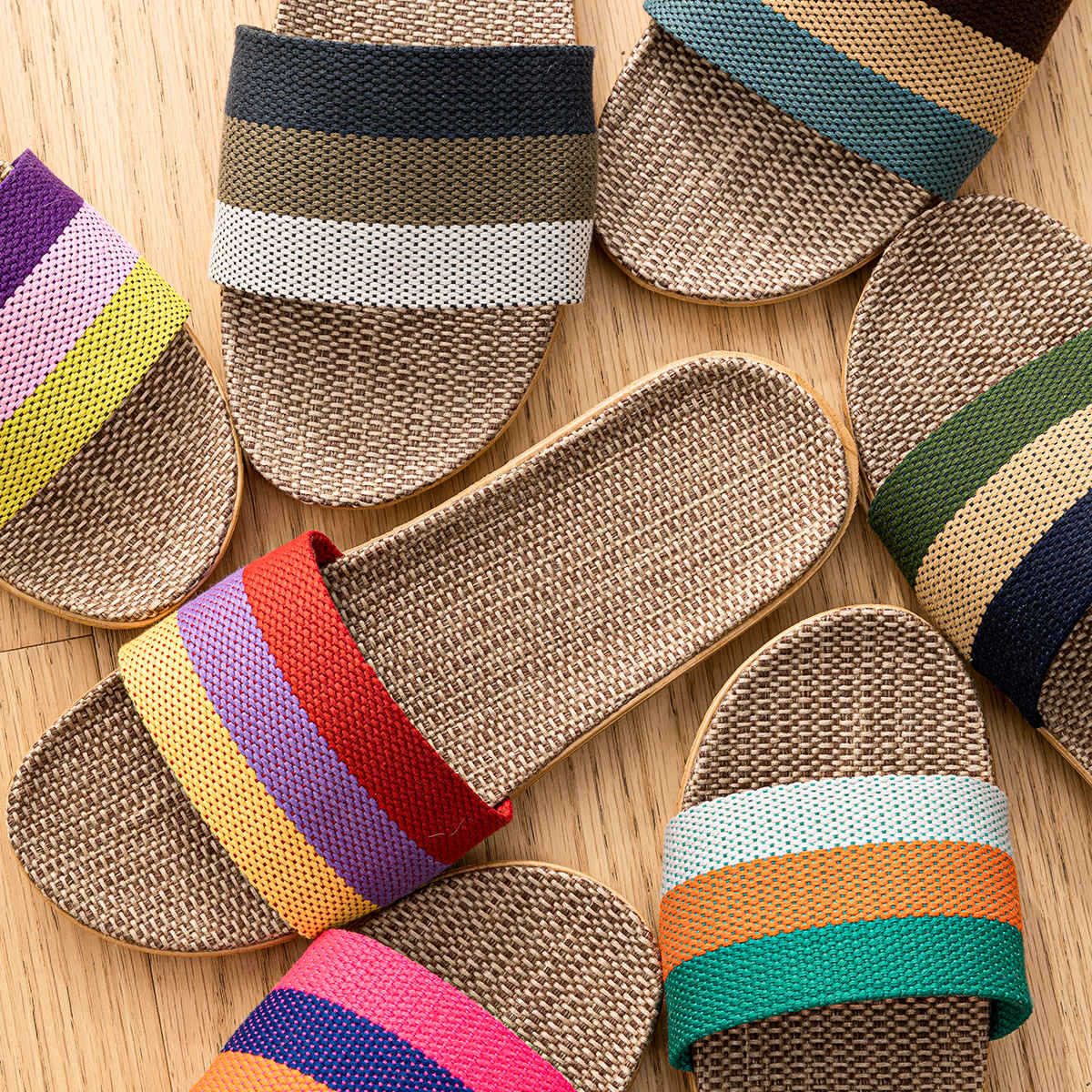 Sarah Express Breathable Linen Slippers - Deodorizing Sweat-Absorbing Indoor Outdoor Slides