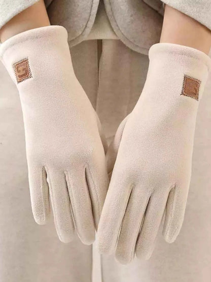 Sarah Express Women's Fleece Touchscreen Gloves - Winter Warm Thermal Gloves