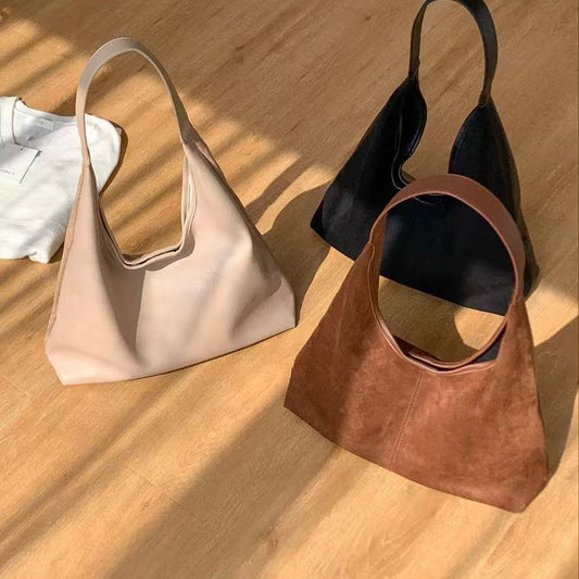 Sarah Express Women's Retro Large Capacity Shoulder Bag - PU Leather Crossbody Handbag with Adjustable Strap