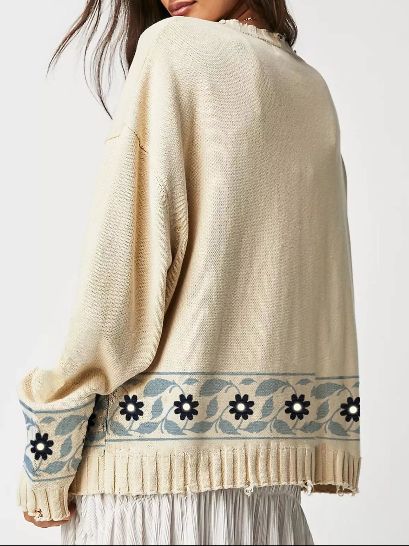 Sarah Express Women's Horse Button Down Cardigan