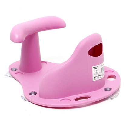 Sarah Express Baby Bath Seat with Suction Cups - Anti-Slip Safety Chair for Toddlers and Infants Pink