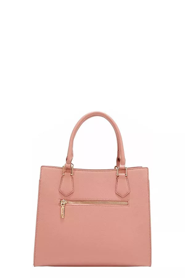 Sarah Express Women’s Structured Monogram Print Tote Bag Vegan Leather