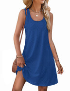 Sarah Express Women's Crochet Beach Cover Up Dress Swimsuit Hollow Knit