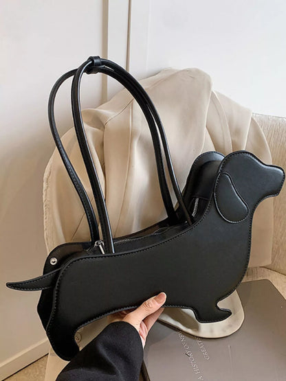 Sarah Express Women's Dachshund Shaped Shoulder Bag