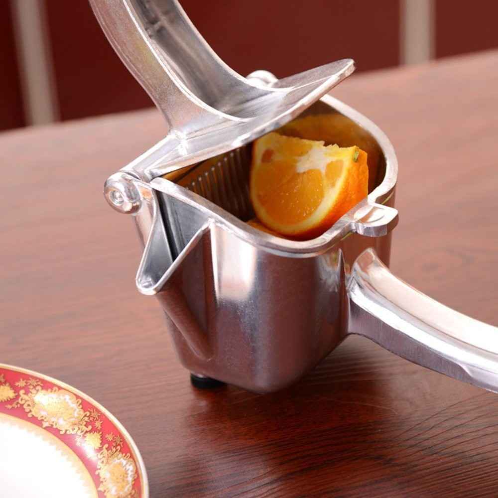 Sarah Express Premium Heavy Duty Lemon Squeezer - Aluminum Alloy Citrus Press for Lemons & Limes Silver