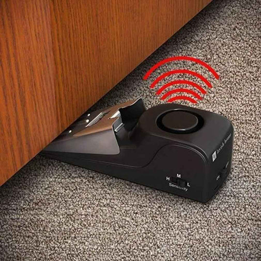 Sarah Express Door Stop Alarm 120dB Security Alert - Portable Burglar Alarm for Home Dormitory Travel Safety
