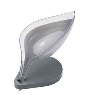 Sarah Express Suction Cup Soap Holder Drain Rack for Kitchen Bathroom Sink Storage Organizer Grey Q1pc