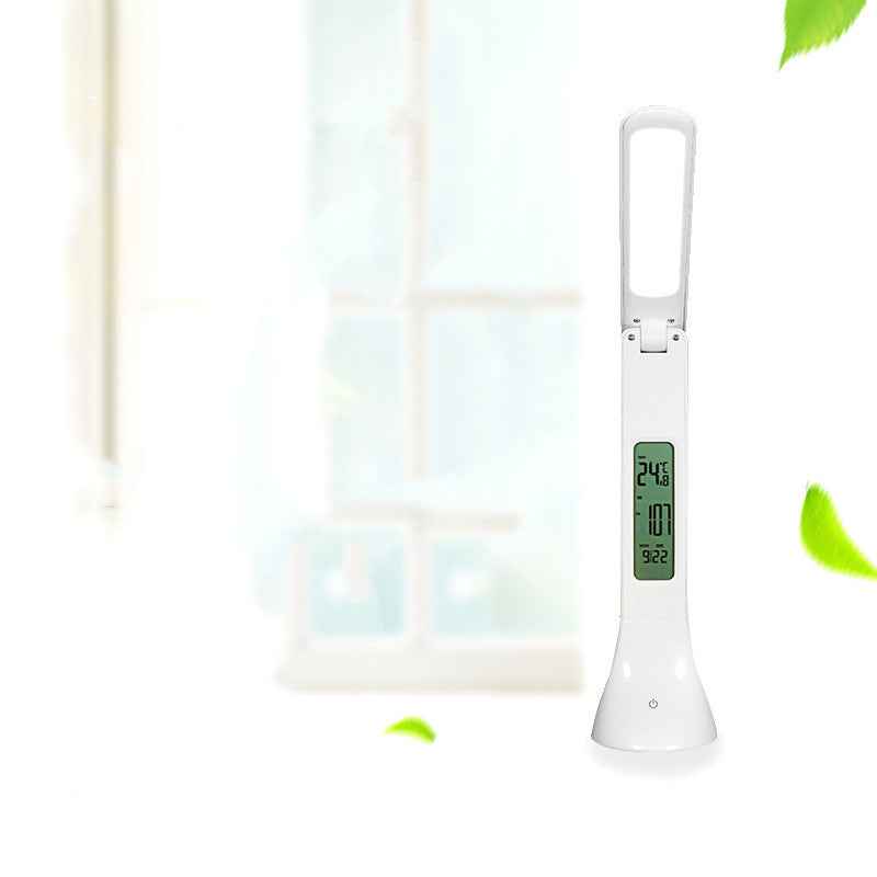 Sarah Express LED Dimmable Desk Lamp with Calendar, Alarm Clock & Temperature Display - Touch Control Reading Light