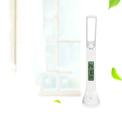 Sarah Express LED Dimmable Desk Lamp with Calendar, Alarm Clock & Temperature Display - Touch Control Reading Light