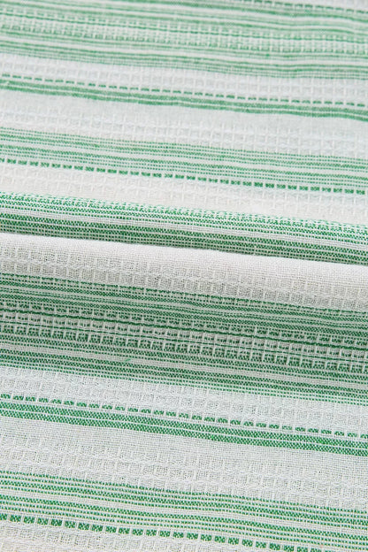 Sarah Express Women's Breathable Gauze Half Button Short Sleeve Casual Blouse