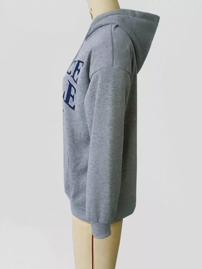 Sarah Express Women's Kangaroo Pocket Drawstring Hoodie