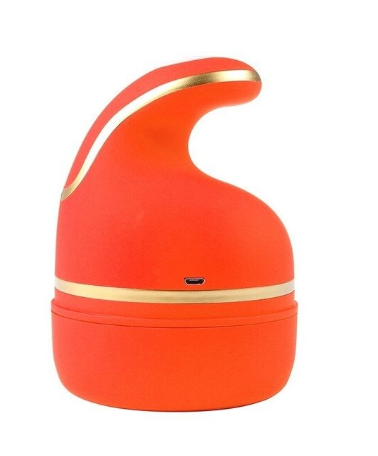 Sarah Express Electric Head Massager 3D Cervical Vertebra Massage - USB Rechargeable Scalp Massager for Stress Relief & Relaxation Orange