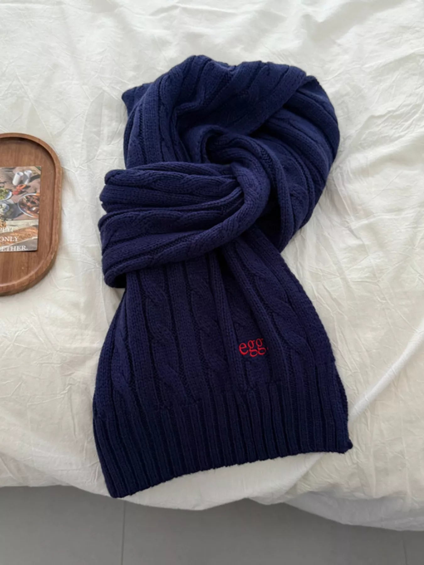 Sarah Express Women's Ribbed Knitted Winter Scarf