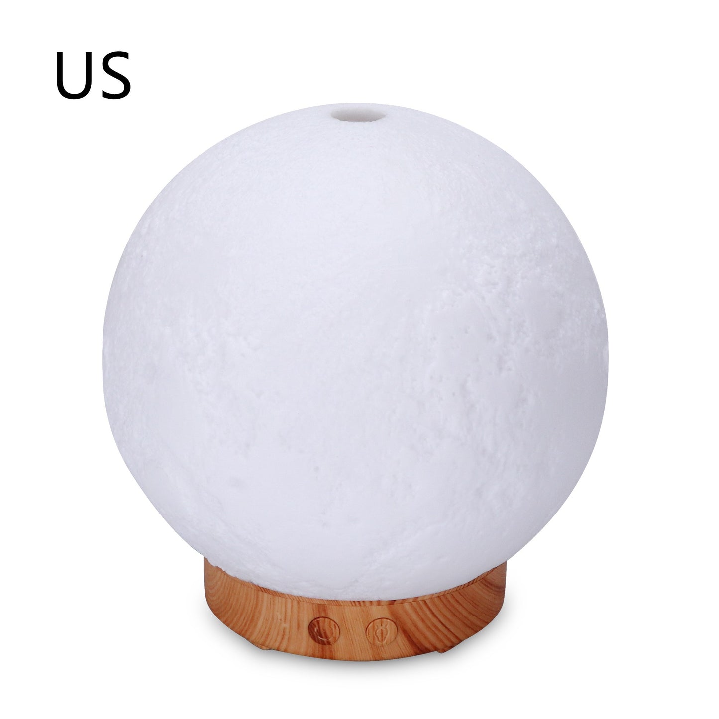 Sarah Express Moon Light Ultrasonic Humidifier Aroma Diffuser Essential Oil Aromatherapy Mist Maker Light wood US