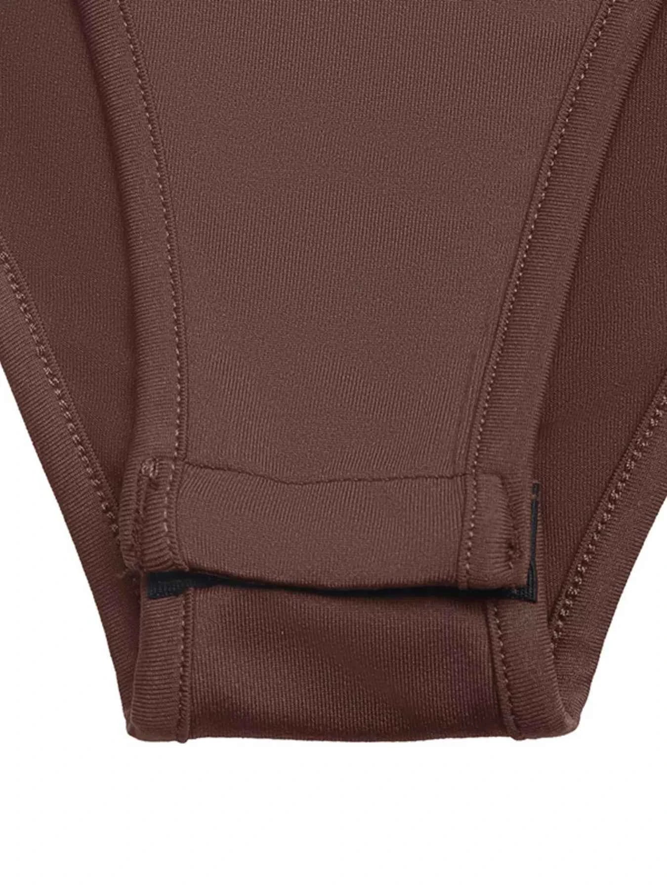 Sarah Express Women's Long Sleeve Button Front Bodysuit