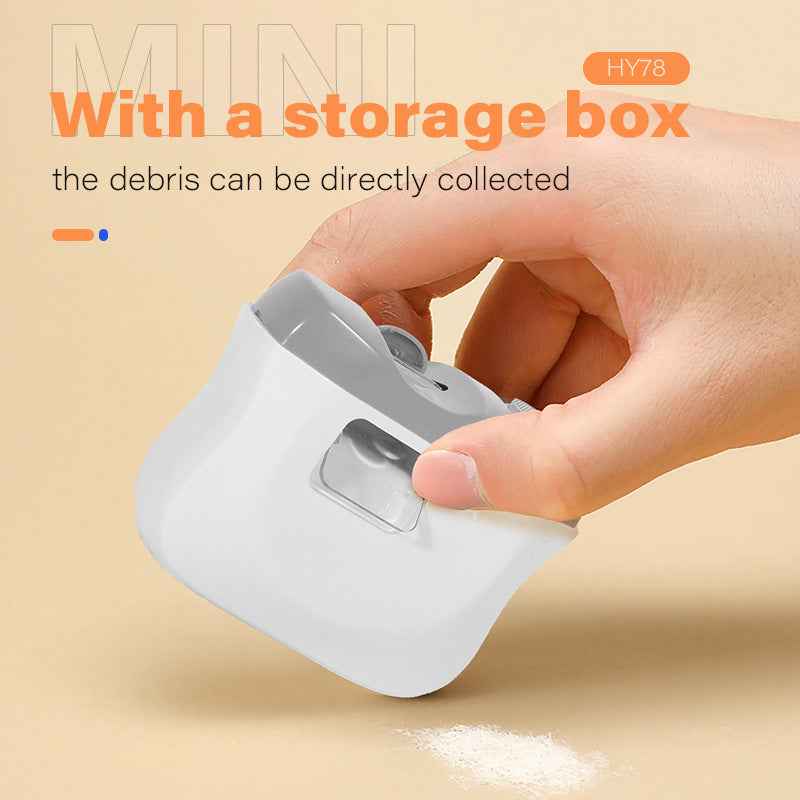 Sarah Express Electric Nail Clipper with LED Light - USB Rechargeable Nail Trimmer with Grinding Function