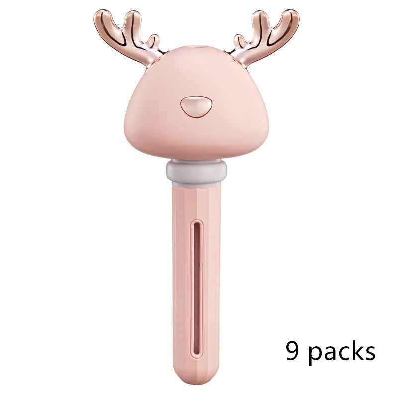 Sarah Express Donut Mini Humidifier USB Car Air Freshener - Portable Aromatherapy Diffuser Pink elk 9packs