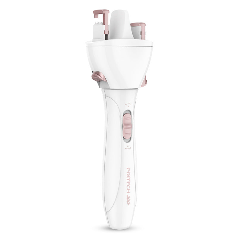 Sarah Express Automatic Hair Braider Tool - 360° Rotating Electric Hair Styling Device White